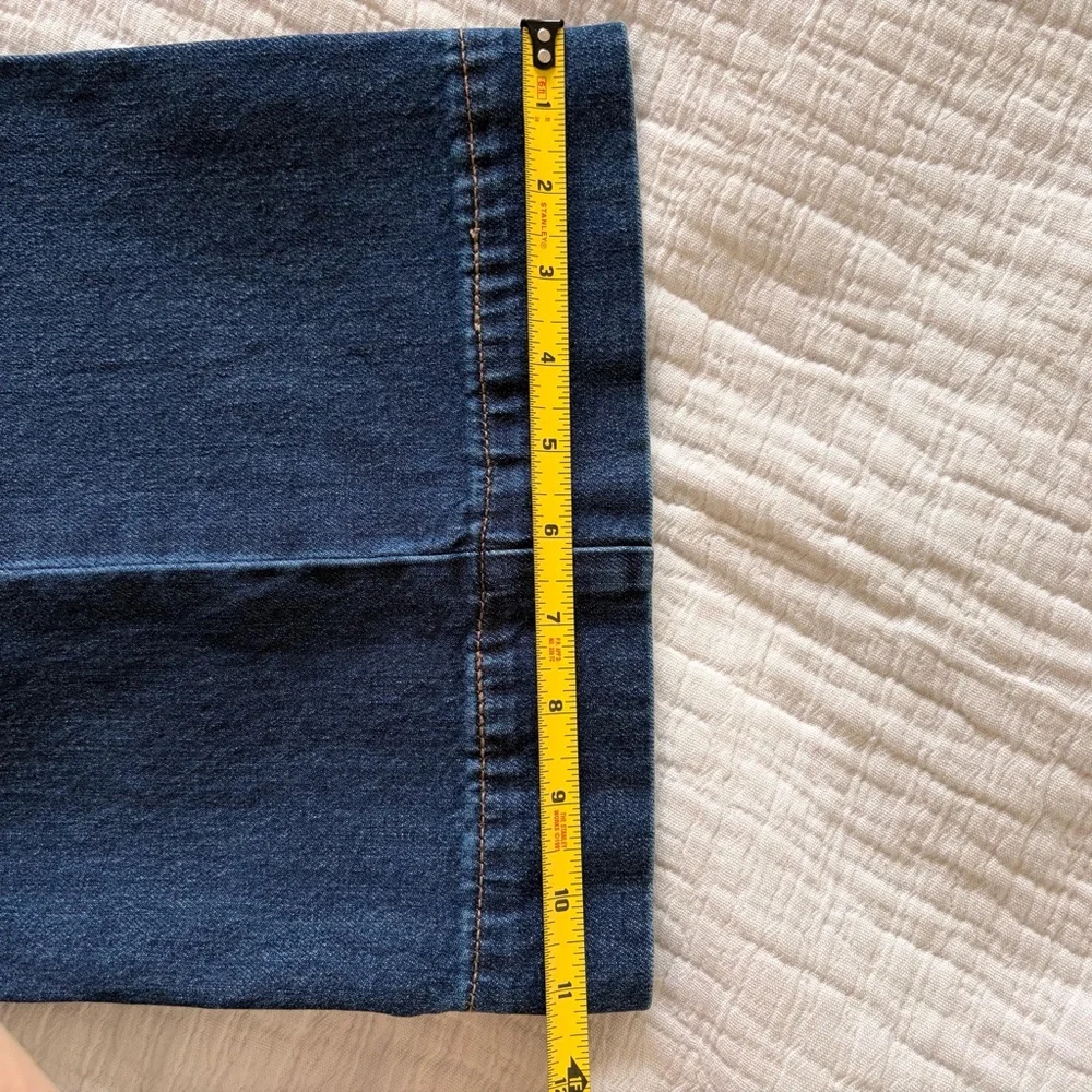 NEW SCOTCH & SODA High waisted Wide Leg COTTON Dark Blue Jeans 31” size 4,12 - Picture 10 of 16